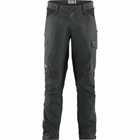 Fjallraven Men Kaipak Hiking Pants Grey Black PH9580 Philippines